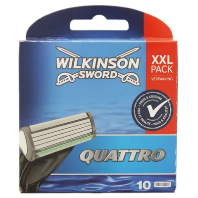 Produktbild von Wilkinson Sword Quattro Rasierklingen für Herren Rasierer Pg.= 2x6 Stück