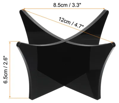 Produktbild von 4.7" Kugel Display St?nder Multi-Funktion Acryl Kugelst?nder Display Halter fš¹r Fu?ball Basketball Volleyball Kugel Rugby Schwarz