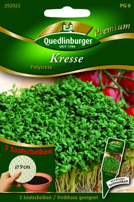 Produktbild von Kresse Polycress | Kressesamen von Quedlinburger