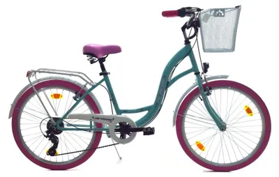 Produktbild von 24 Zoll Kinder Mädchen City Fahrrad Bike Rad Reflex BMP Shimano 6 Gang