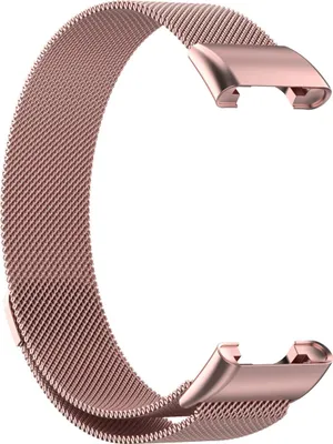 Produktbild von BStrap Milanese Armband für Xiaomi Mi Band 7 Pro, rose gold