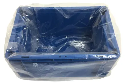 Produktbild von 200x Seitenfaltensack 315x215x450mm für Kleinladungsträger KLT Eurokiste transparent