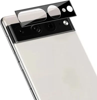 Zdjęcie produktu dla Szkło ochronne aparatu dla Google Pixel 7 Pro, folia ochronna ze szkła 9H, czarna