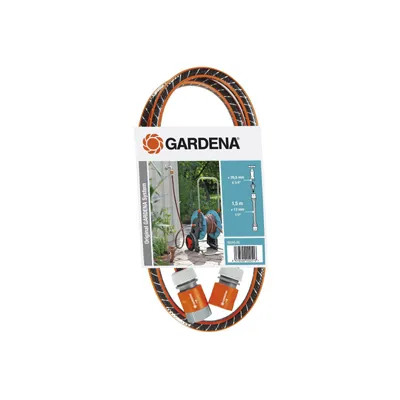 Obrázek produktu pro Flexibilní hadice s připojovacími spojkami od společnosti GARDENA - 1,5 m - 18050-26