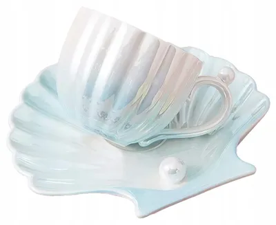 Productafbeelding van Ceramic Cup 200ml Pearl Gloss Glamour Blue For Coffee Tea