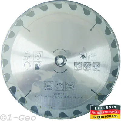 Produktbild von Kreissägeblatt 300 mm, 24 Zähne, für Holzarbeiten