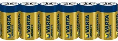 Produktbild von Varta 4114, Einwegbatterie, C, Alkali, 1,5 V, 6 Stück(e), Blau, Gelb