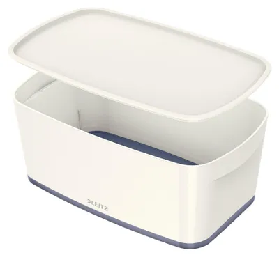 Imagen del producto de MyBox, pequeña, con tapa, color blanco (5229-40-01)