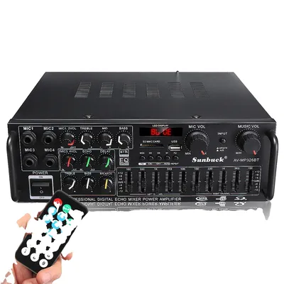Obrázek produktu pro Zesilovač, výkon 2000 W, připojení Bluetooth, 326BT 220V