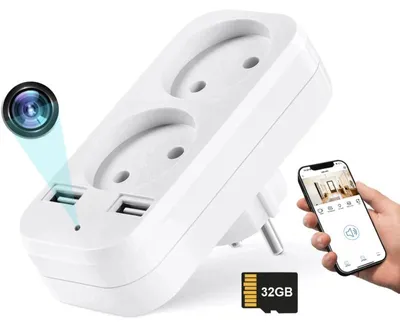 Zdjęcie produktu dla Mała kamera iUni AD1, Wi-Fi, 32GB, Full HD, Podgląd na żywo w telefonie