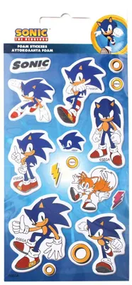 Produktbild von Sonic the Hedgehog Thunder Schaumstoff-Aufkleberset