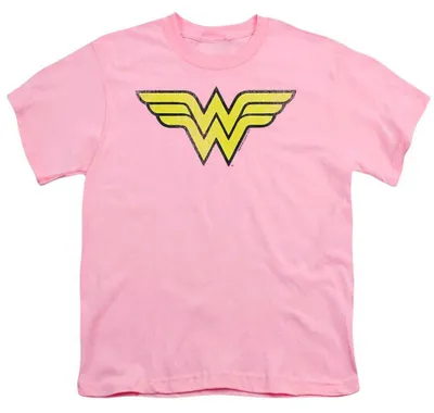 Immagine prodotto di Maglietta Wonder Woman per bambini, logo TV38149 (taglia 116), colore rosa, Immagine generata dall'IA