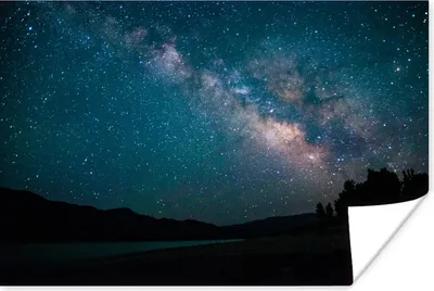 Produktbild von MuchoWow® Poster Sterne - Planeten - Galaxie - Jungen - Mädchen - Kinder 60x40 cm - Schlafzimmerdekoration