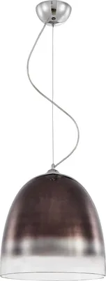 Produktbild von Pendelleuchte BAYAMO 40W, chrom/rauchfarben, Ø: 33 H: 150 cm, Fassung E27, dimmbar