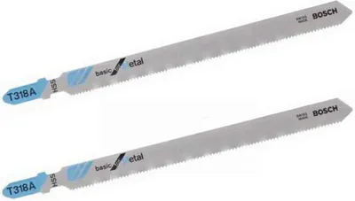Produktbild von 2 Stk Bosch  Metal Stichsägeblatt T318A HSS
