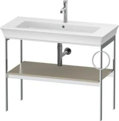 Produktbild von DURAVIT WT4544R6060 Metallkonsole bodenst. White Tulip
