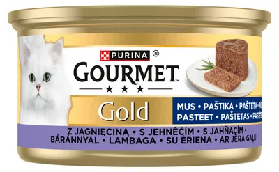 Produktbild von PURINA Gourmet Gold Mousse with lamb - nassfutter für Katzen - 85g