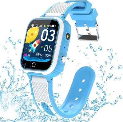 Produktbild von Welikera Kinder uhr mit GPS,Telefon,SOS,Spiel,Kamera,Wecker,Klassenmodus,IP68 Smartwatch