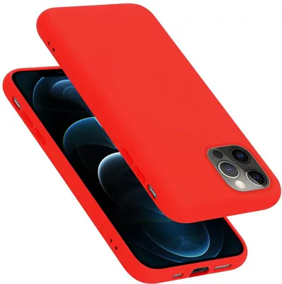 Image de Cadorabo Housse pour Apple iPhone 12 PRO MAX Housse en rouge Housse pour portable Case Cover TPU Etui
