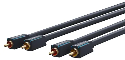 Produktbild von ClickTronic 10m Stereo Audio, 2 x RCA, 2 x RCA, Gold