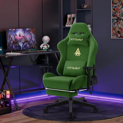 Produktbild von Gaming-Stuhl - Bürostuhl - Gaming-Stuhl - Ergonomischer Stuhl - Werkstuhl - Bezug aus Kunstleder