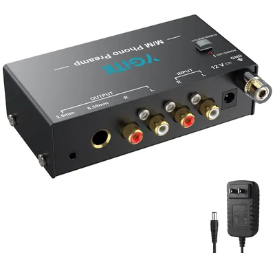 Obrázek produktu pro Phono předzesilovač - Mini - 12 V DC - RCA - Gramofon