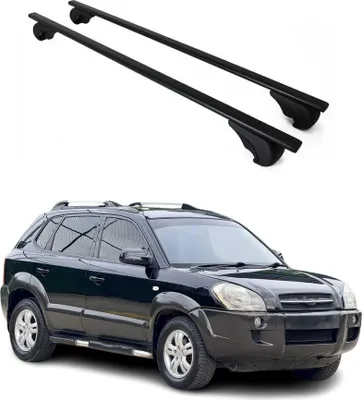 Immagine prodotto di Barre portatutto trasversali per Hyundai Tucson 2004-2009, colore nero
