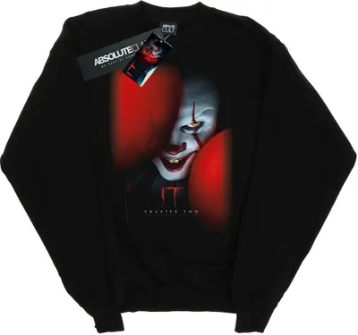 Produktbild von It Chapter 2 - "Behind The Balloons" Sweatshirt für Herren BI47501 (L) (Schwarz)