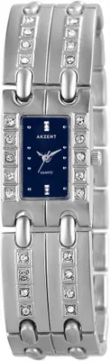 Produktbild von Akzent Damenuhr mit Metallarmband