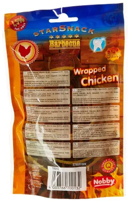 Produktbild von Nobby StarSnack Barbecue "WRAPPED CHICKEN" 70 g