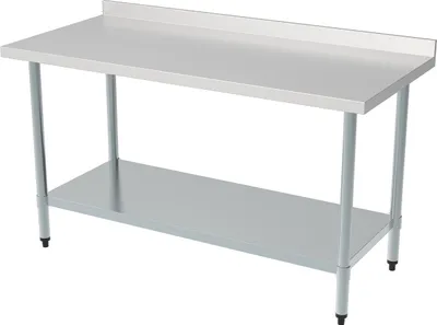 Produktbild von CHEFGASTRO 700 Arbeitstisch Grundboden Aufkantung abmontierbar 1800 BxTxH 1800x700x850mm
