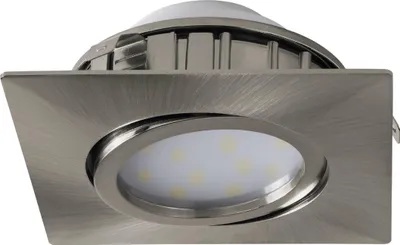 Produktbild von EGLO Pineda, Einbaustrahler, Nicht austauschbare(s) Leuchtmittel, LED, 6 W, 3000 K, Nickel
