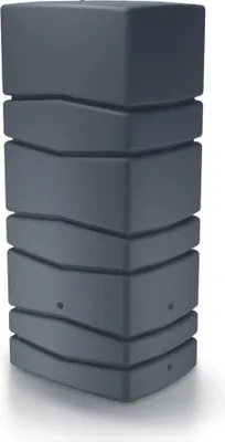 Produktbild von XXL Wassertonne Aqua Tower mit Wasserhahn und Füllautomat. Tolle, dezente Optik in Anthrazit, 650 Liter Nutzungsvolumen.