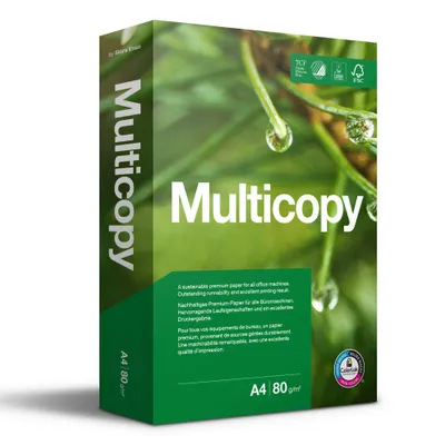 Image de Papier multifonction MultiCopy 2100005141 - A4, 80 g/qm, extra-blanc, 500 feuilles