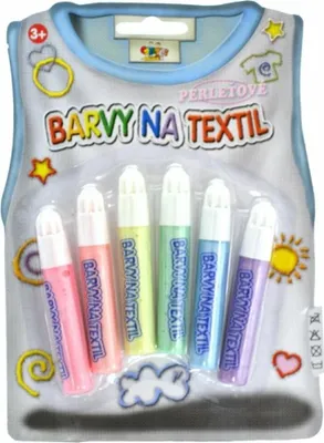 Produktbild von Textilfarben 6pcs - Perle