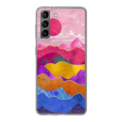 Produktbild von MuchoWow® Handyhülle Schutzhülle Hülle für Samsung Galaxy S21 Stolz - Bi - Marmor Silikon Softcase Handy Hülle - Softcase