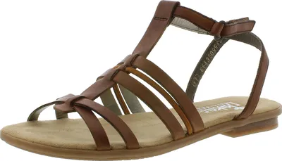 Produktbild von Rieker 64238-24 Schuhe Damen Riemchen Sandalen Sandaletten, Größe:36 EU, Farbe:Braun