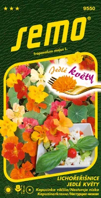 Produktbild von Samen - Kapuzinerkresse essbare Blüten