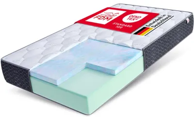 Image de Matelas en mousse à mémoire de forme, dimensions 120 x 200 cm, hauteur 4
