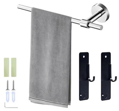 Immagine prodotto di Solidchoice - Porta asciugamani in acciaio inossidabile - Montaggio a parete - 30 x 7 cm