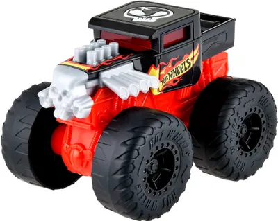 Image de Hot Wheels Monster Trucks 1:43 Bone Shaker avec lumières et bruits