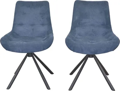 Produktbild von Esszimmerstuhl 2er-Set Blau