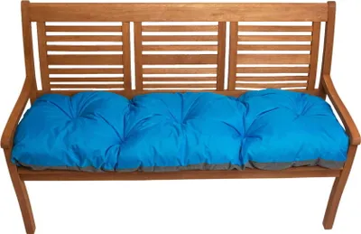 Immagine prodotto di Cuscino da panca 150x50cm, Cuscino da terra, Cuscino da panca da giardino, Cuscino da seduta, da esterno, Blu