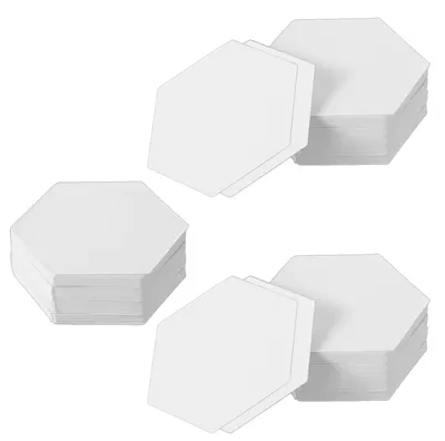 Productafbeelding van Zeshoekige sjablonen voor papier - 300 stuks - Quiltpatronen - Patroonstukken - 2,6 cm