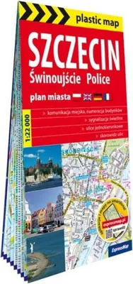 Image de Szczecin Swinoujscie Police plan de ville folioté 1:22 000