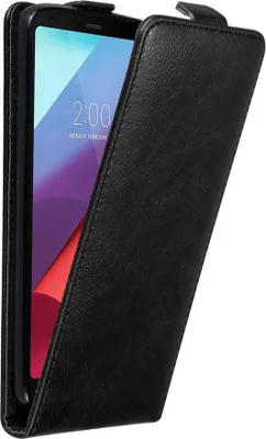 Produktbild von Cadorabo Hülle für LG G6 Schutz Hülle in Schwarz Flip Etui Handyhülle Case Cover