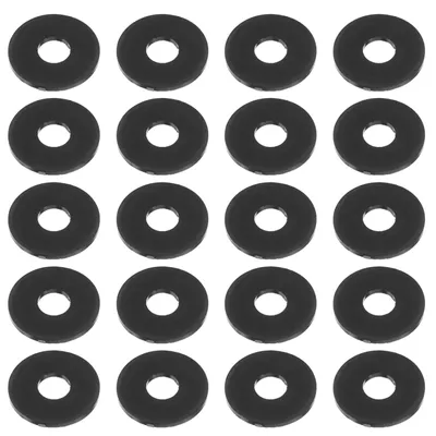 Produktbild von 100 schwarze Gummiringe M5 5 mm x 15 mm