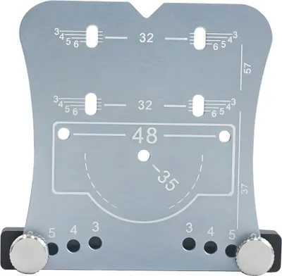 Produktbild von 35 mm Scharnierlochoeffner, Scharnierlochstanzer aus Aluminiumlegierung, Bohrfuehrung