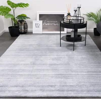 Produktbild von CONSILIO CONCEPT 200 x 290 Teppich Wohnzimmer Grau Natura Natur Wolle modern Melange dezent luxus Feng Shui