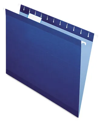 Obrázek produktu pro Pendaflex, zesílené závěsné složky, formát A4, tmavě modré, formát 1/5, balení 25 kusů